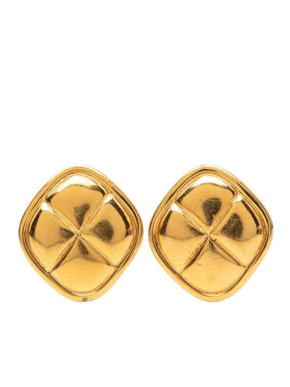 Chanel Diamond Earring Gold
